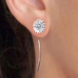 dainty daisy earrings