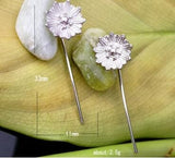 dainty daisy earrings