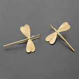 dragonfly drop earrings