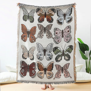 butterfly bliss tapestry blanket