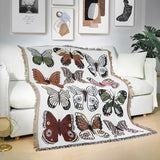 butterfly bliss tapestry blanket