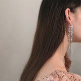 chandelier sterling silver earrings