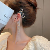 crystal butterfly ear cuff